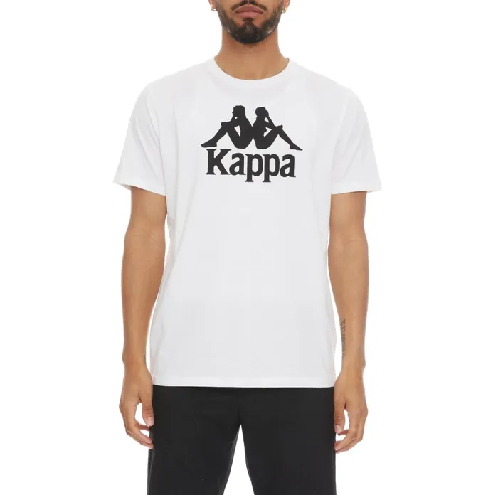 Authentic Estessi TShirt 8211 White Black White Black Kappa Mens TShirts Casaul Authentic Estessi TShirt 8211 White Black White Black Kappa Mens TShirts Casaul
