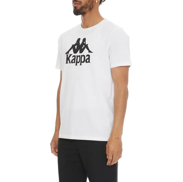 Authentic Estessi TShirt 8211 White Black White Black Kappa Mens TShirts Casaul
