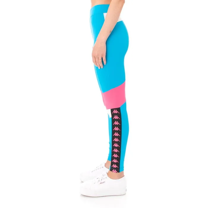 Authentic Football Beksi Leggings 8211 Blue Blue Kappa Womens Track Suits