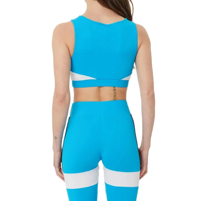 Authentic Football Surakarta Sports Bra 8211 Blue Blue Kappa Womens Tanks and Bras