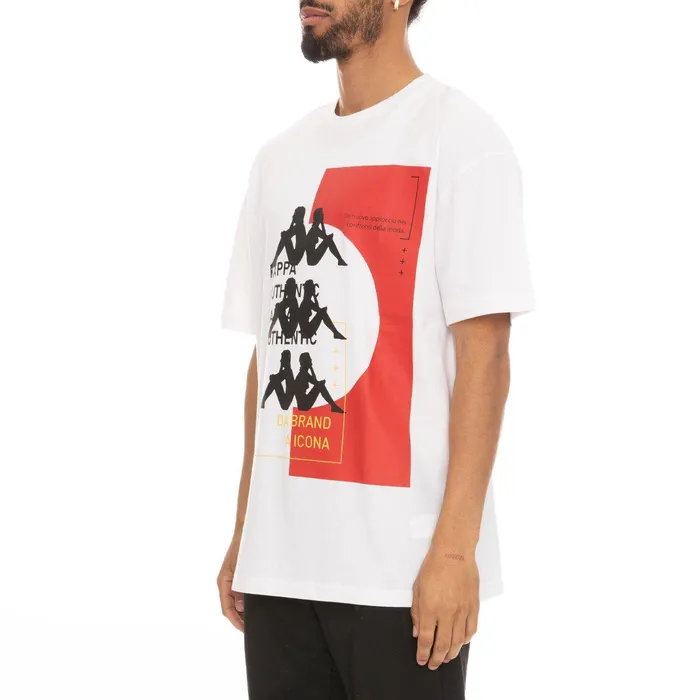 Authentic Hb Etas TShirt 8211 White Red White Red Kappa Mens TShirts Popular