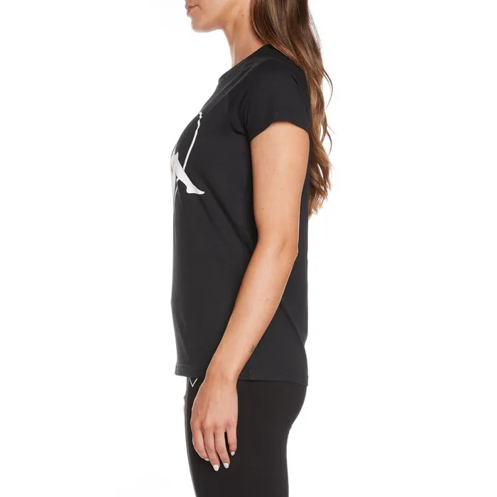 Authentic Love Dabrowa TShirt 8211 Black Black Kappa Womens TShirts Gift Ideas