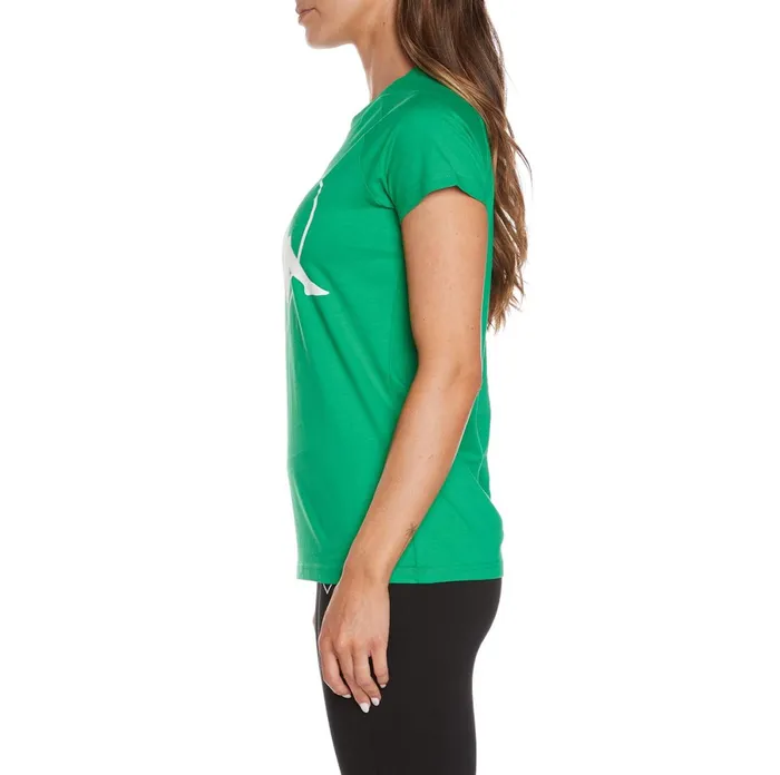 Authentic Love Dabrowa TShirt 8211 Green Green Kappa Womens TShirts Christmas