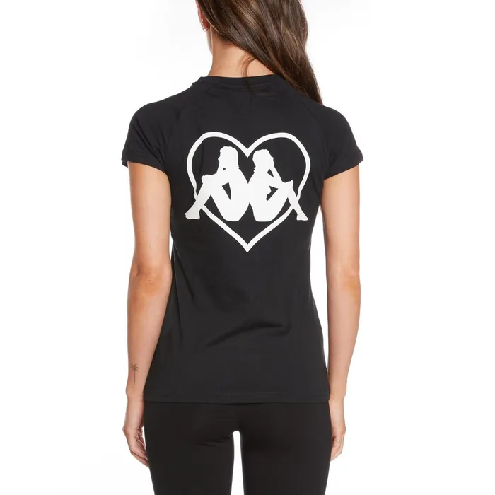 Authentic Love Gornicza TShirt 8211 Black Black Kappa Womens TShirts Gift Near Me