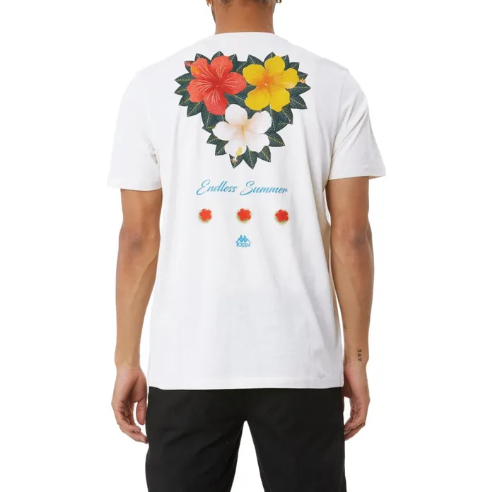 Authentic Molynes TShirt 8211 White White Kappa Mens TShirts Cheap On Sale