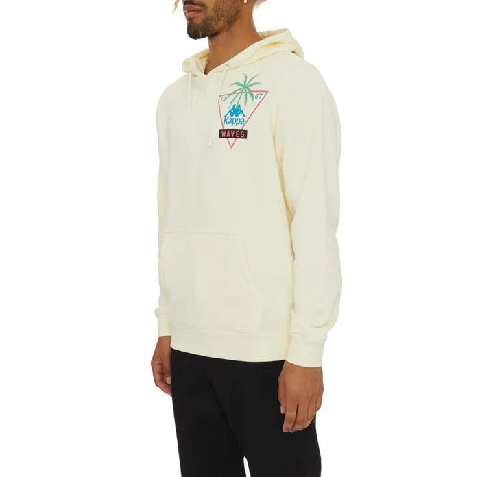 Authentic Oracabessa Hoodie 8211 Cream Cream Kappa Mens Sweatsuits