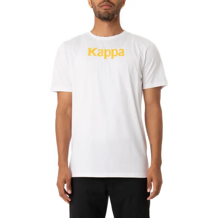 Authentic Runis TShirt 8211 White White Kappa Mens TShirts Christmas