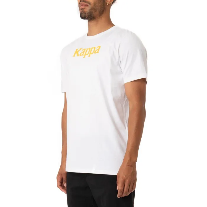 Authentic Runis TShirt 8211 White White Kappa Mens TShirts Christmas