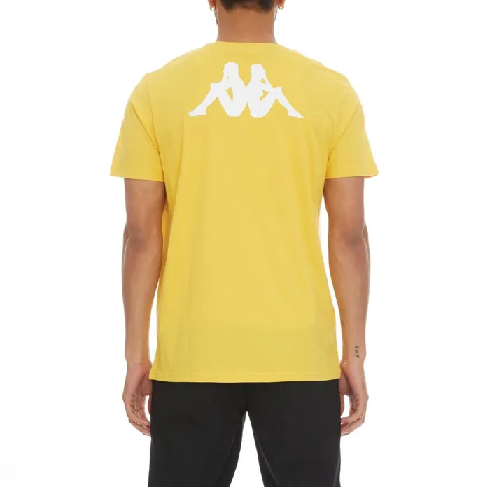 Authentic Runis TShirt 8211 Yellow Vanilla Yellow Vanilla Kappa Mens TShirts Gift Ideas