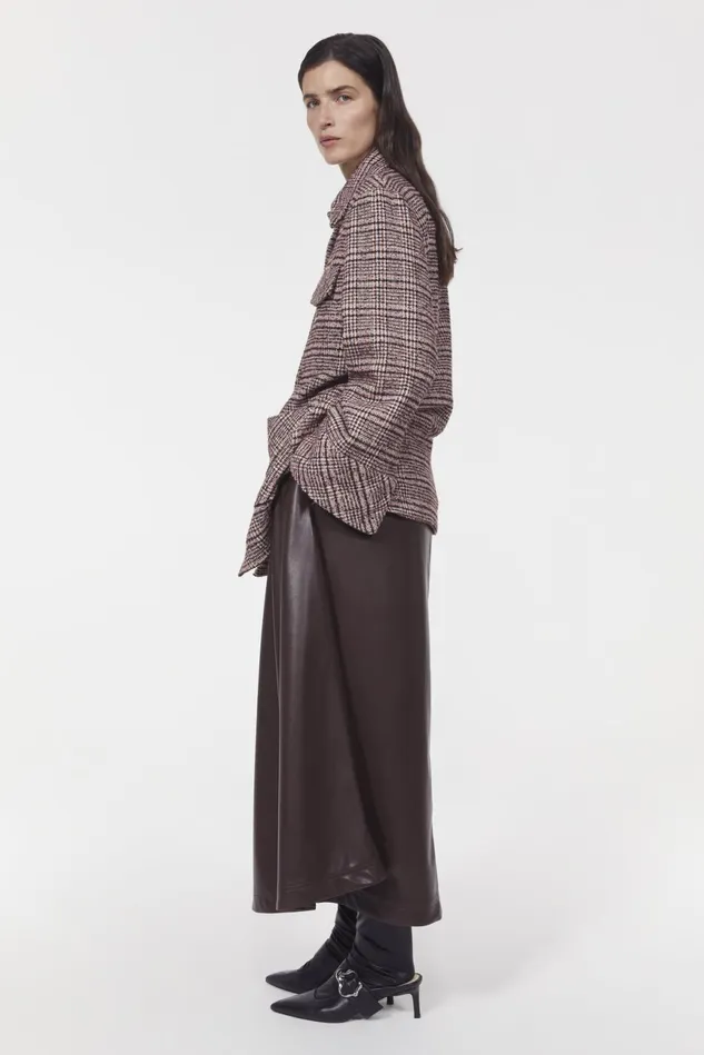 Avril Boucle Check Blazer Rosa Women Rodebjer Blazers
