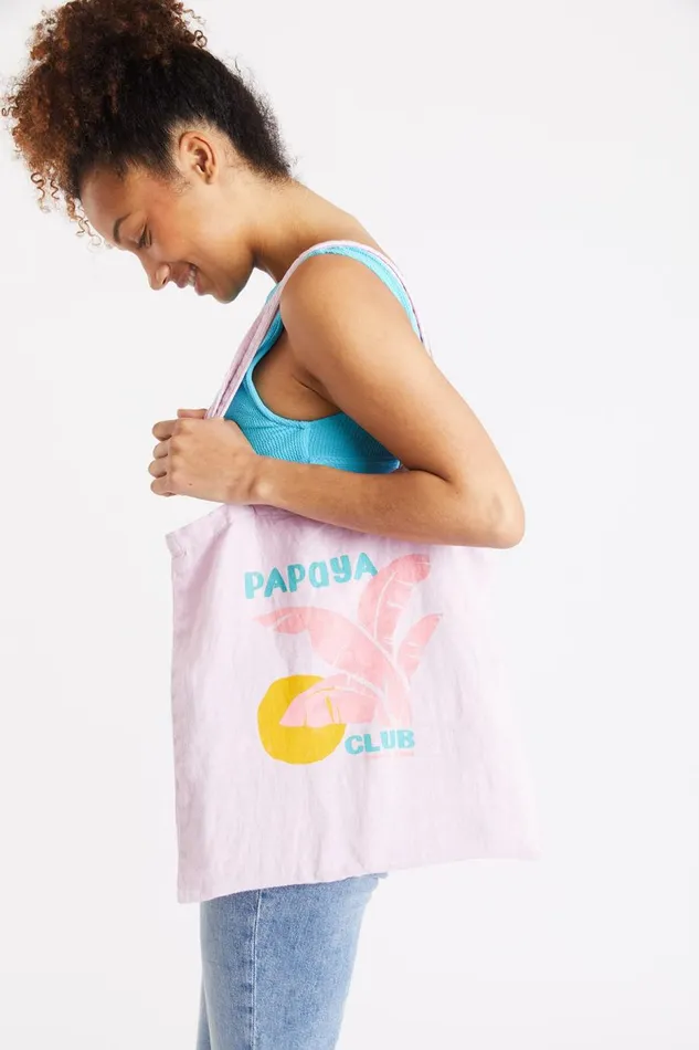 Bag Pink 8211 TOTECLUB TOTEBAG Pink Women Banana Moon Totes and Beach Bags