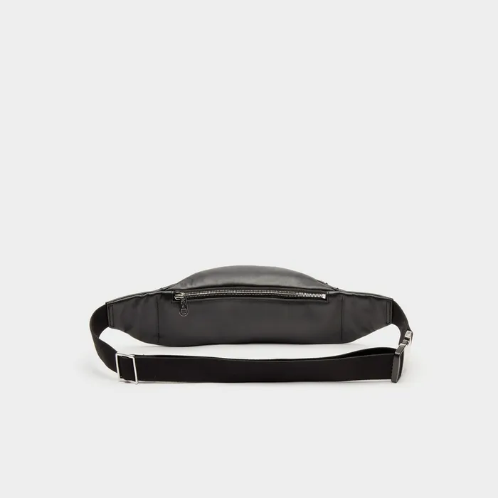 Bags Lacoste Mens Leather Fanny Pack Black USA