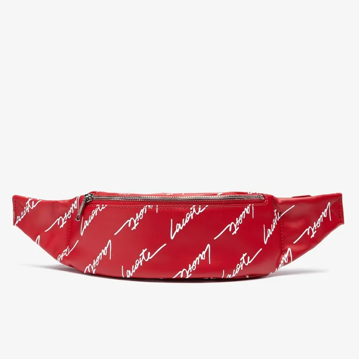 Bags Lacoste Mens Relive Collection Fanny Pack Tango Red Outlet