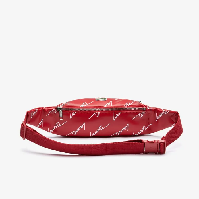 Bags Lacoste Mens Relive Collection Fanny Pack Tango Red Outlet
