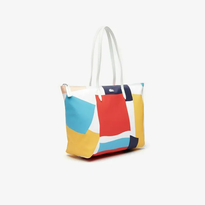 Bags Lacoste Womens Abstract Print Shopping Bag L Allover Gift for Friend