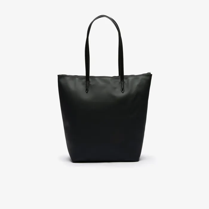 Bags Lacoste Womens L1212 Vertical Tote Bag Black On Sale