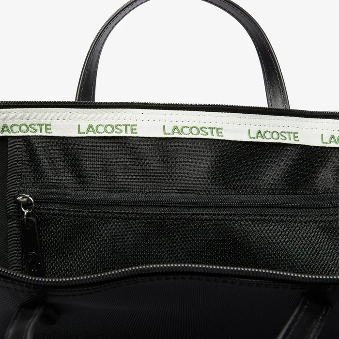 Bags Lacoste Womens L1212 Weekend Tote Bag Black Gift for Friend