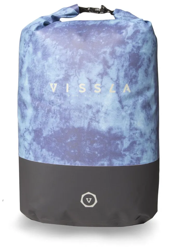 Bags Men Vissla 7 Seas 35L Dry Backpack BLT 8211 Blue Tie Dye