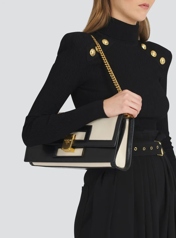 Balmain 1945 Heritage Bags Womens Oversized Black And White Leather 1945 Heritage Clutch Bag White Balmain 1945 Heritage Bags Womens Oversized Black And White Leather 1945 Heritage Clutch Bag White