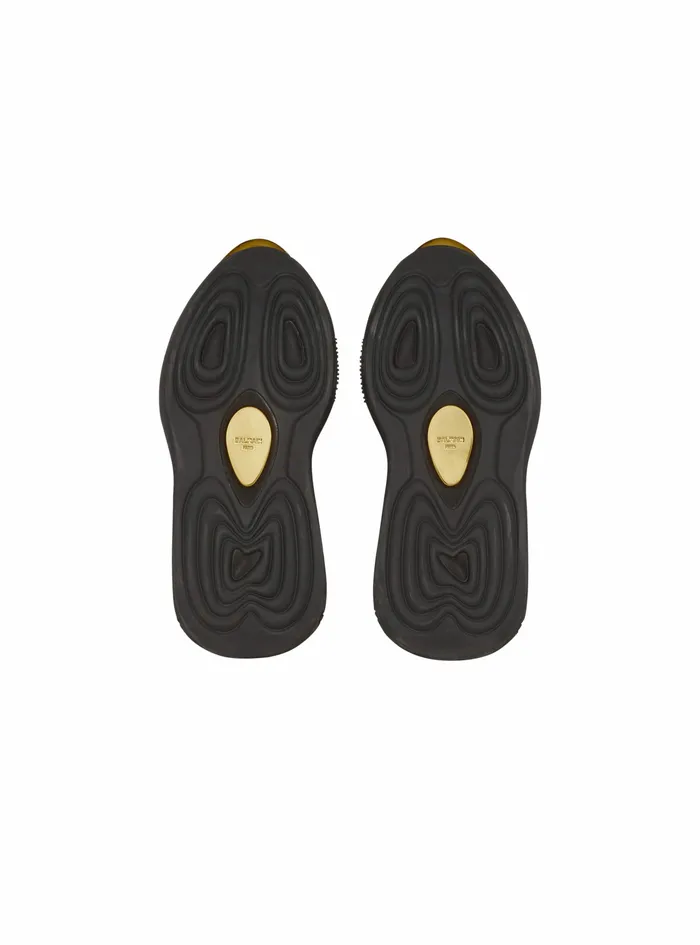 Balmain BBold Womens Bicolor And Suede BBold Wedge Sneakers Black Balmain BBold Womens Bicolor And Suede BBold Wedge Sneakers Black
