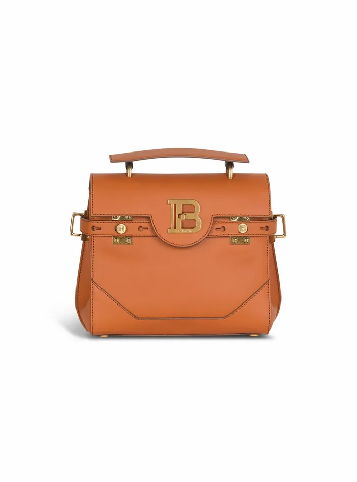 Balmain BBuzz Bags Womens Quilted Leather BBuzz 23 Bag Brown