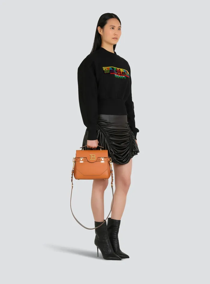 Balmain BBuzz Bags Womens Quilted Leather BBuzz 23 Bag Brown Balmain BBuzz Bags Womens Quilted Leather BBuzz 23 Bag Brown