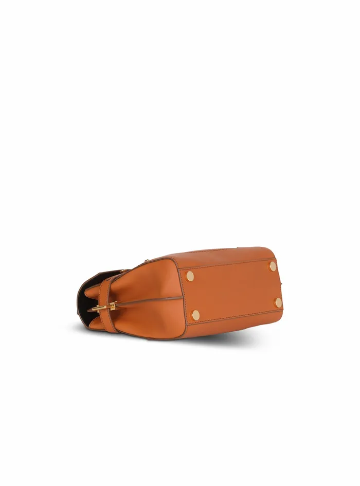 Balmain BBuzz Bags Womens Quilted Leather BBuzz 23 Bag Brown Balmain BBuzz Bags Womens Quilted Leather BBuzz 23 Bag Brown