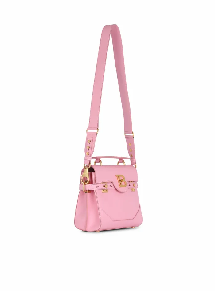 Balmain BBuzz Bags Womens Quilted Leather BBuzz 23 Bag Pink