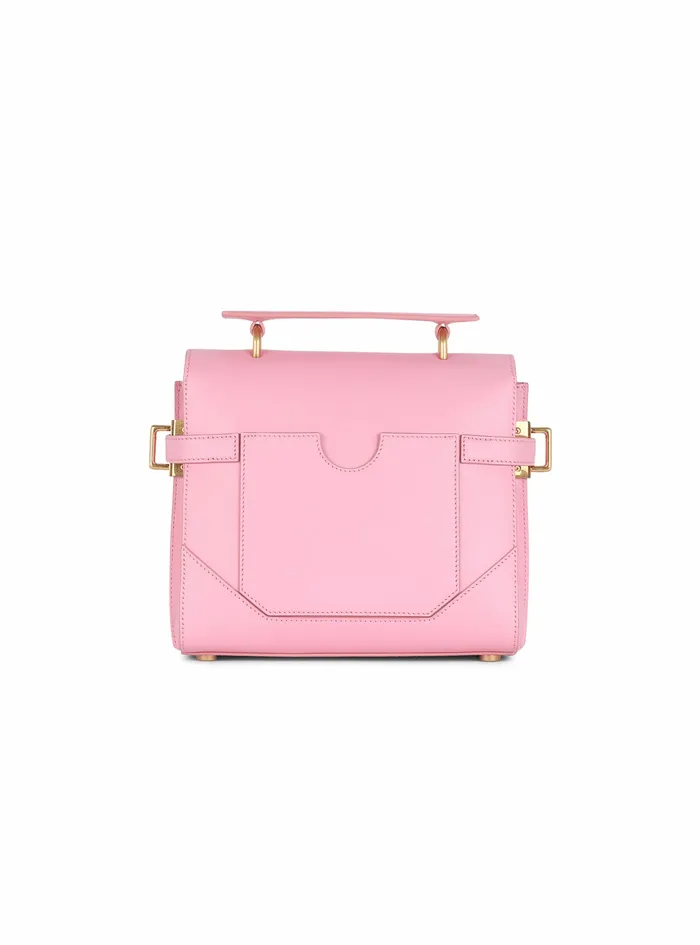 Balmain BBuzz Bags Womens Quilted Leather BBuzz 23 Bag Pink
