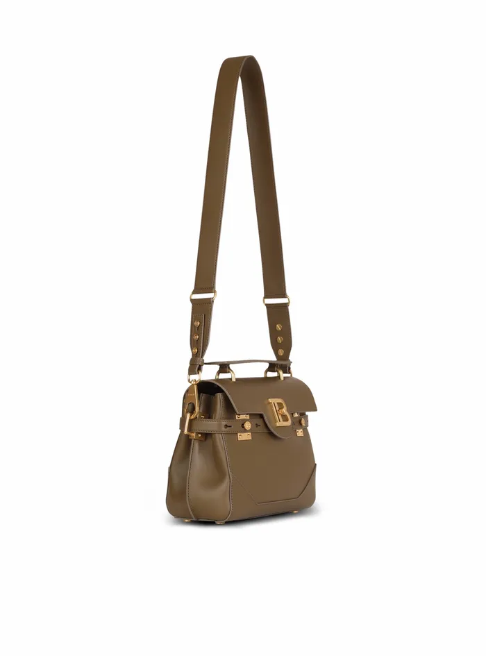 Balmain BBuzz Bags Womens Smooth Leather BBuzz 23 Bag Khaki Balmain BBuzz Bags Womens Smooth Leather BBuzz 23 Bag Khaki