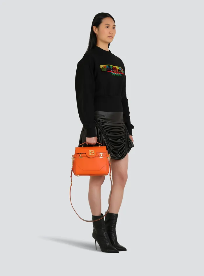 Balmain BBuzz Bags Womens Smooth Leather BBuzz 23 Bag Orange Balmain BBuzz Bags Womens Smooth Leather BBuzz 23 Bag Orange