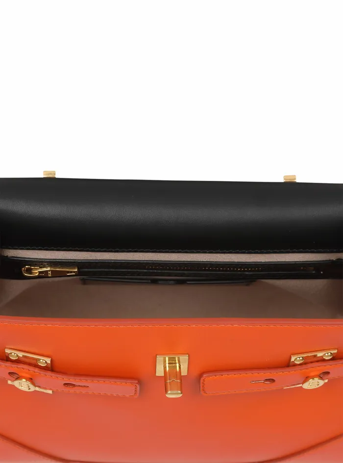 Balmain BBuzz Bags Womens Smooth Leather BBuzz 23 Bag Orange Balmain BBuzz Bags Womens Smooth Leather BBuzz 23 Bag Orange
