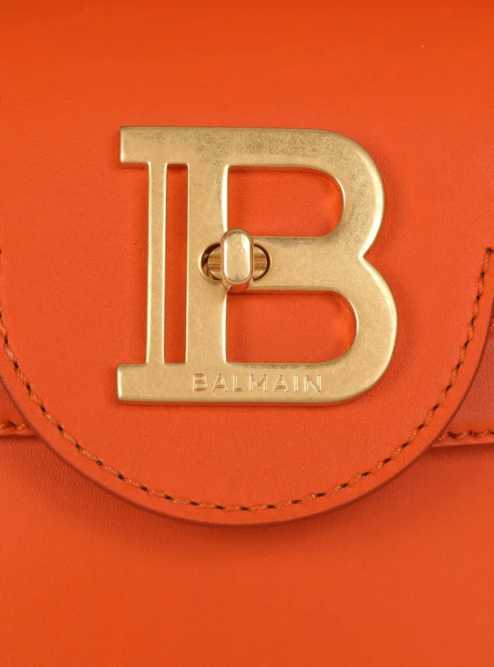 Balmain BBuzz Bags Womens Smooth Leather BBuzz 23 Bag Orange Balmain BBuzz Bags Womens Smooth Leather BBuzz 23 Bag Orange
