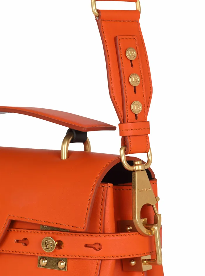 Balmain BBuzz Bags Womens Smooth Leather BBuzz 23 Bag Orange Balmain BBuzz Bags Womens Smooth Leather BBuzz 23 Bag Orange