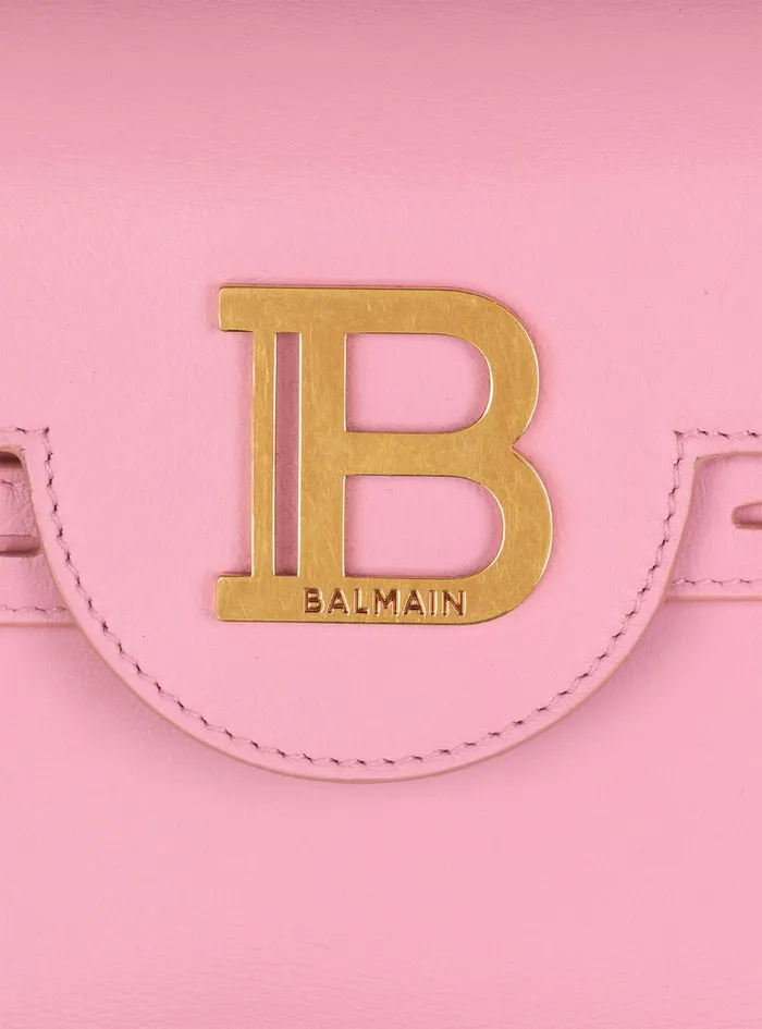 Balmain BBuzz Bags Womens Smooth Leather BBuzz 23 Bag With Fringe Pink
