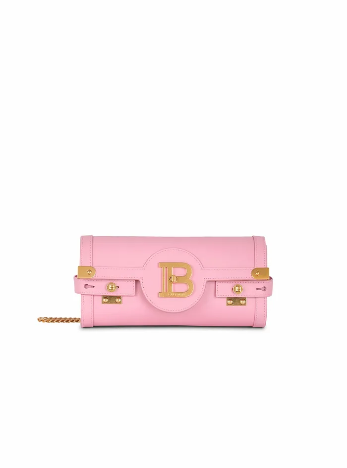 Balmain BBuzz Bags Womens Smooth Leather BBuzz 23 Clutch Bag Pink
