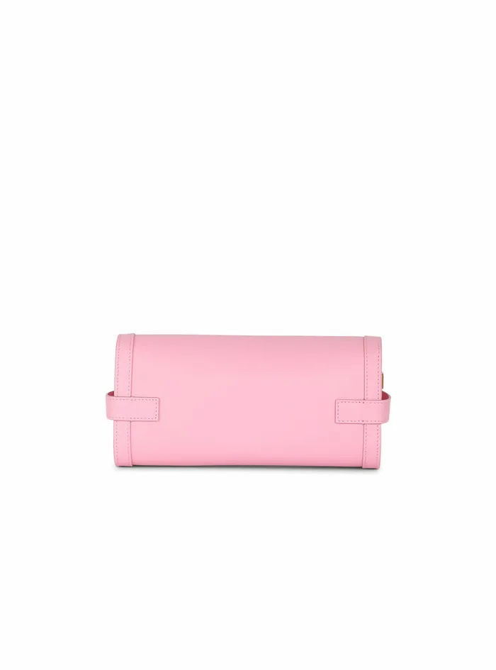 Balmain BBuzz Bags Womens Smooth Leather BBuzz 23 Clutch Bag Pink Balmain BBuzz Bags Womens Smooth Leather BBuzz 23 Clutch Bag Pink