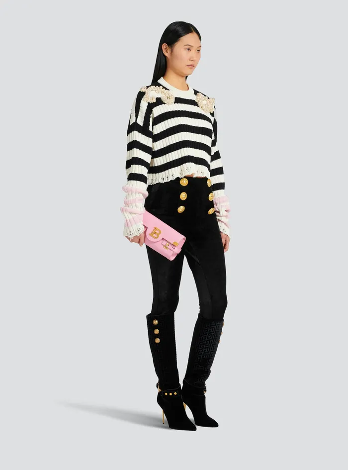 Balmain BBuzz Bags Womens Smooth Leather BBuzz 23 Clutch Bag Pink Balmain BBuzz Bags Womens Smooth Leather BBuzz 23 Clutch Bag Pink