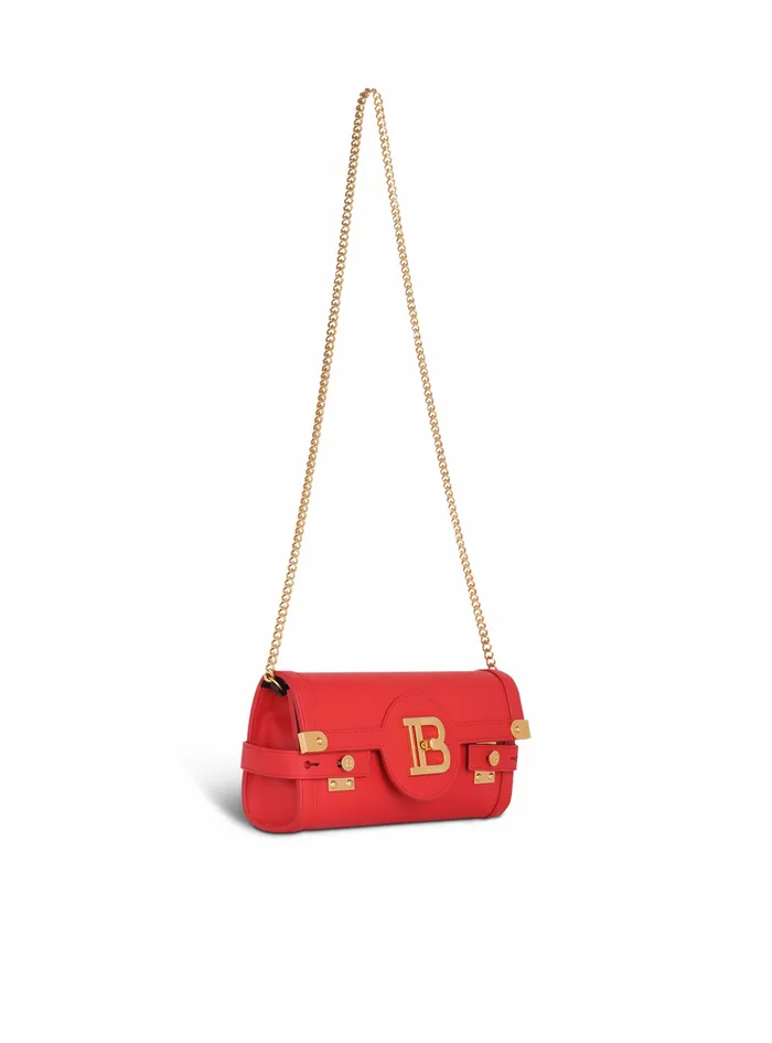 Balmain BBuzz Bags Womens Smooth Leather BBuzz 23 Clutch Bag Red