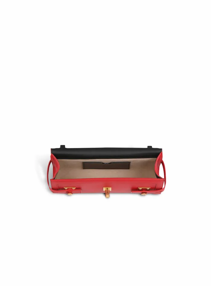 Balmain BBuzz Bags Womens Smooth Leather BBuzz 23 Clutch Bag Red