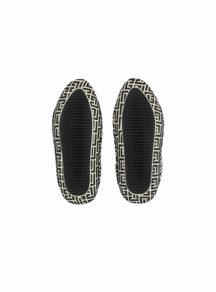 Balmain BIt Womens Bicolor Quilted Leather BIt Mules With Balmain Monogram Print Black Balmain BIt Womens Bicolor Quilted Leather BIt Mules With Balmain Monogram Print Black