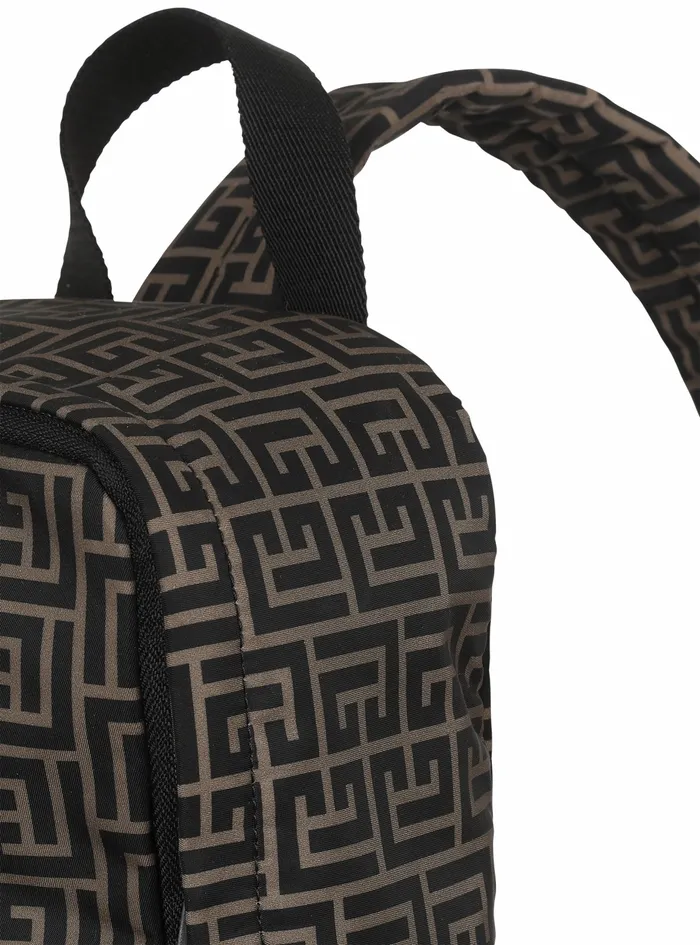 Balmain Bags And Backpacks Mens Bicolor Jacquard 1945 Crossbody Backpack Khaki Balmain Bags And Backpacks Mens Bicolor Jacquard 1945 Crossbody Backpack Khaki