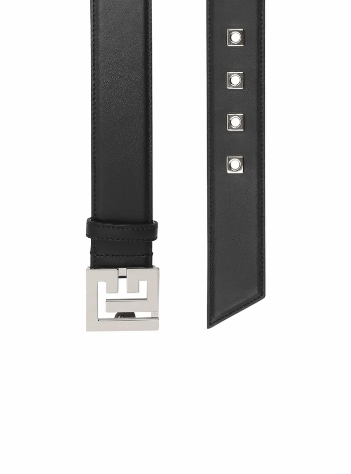 Balmain Belts Mens Leather Pb Belt Belt Black Balmain Belts Mens Leather Pb Belt Belt Black
