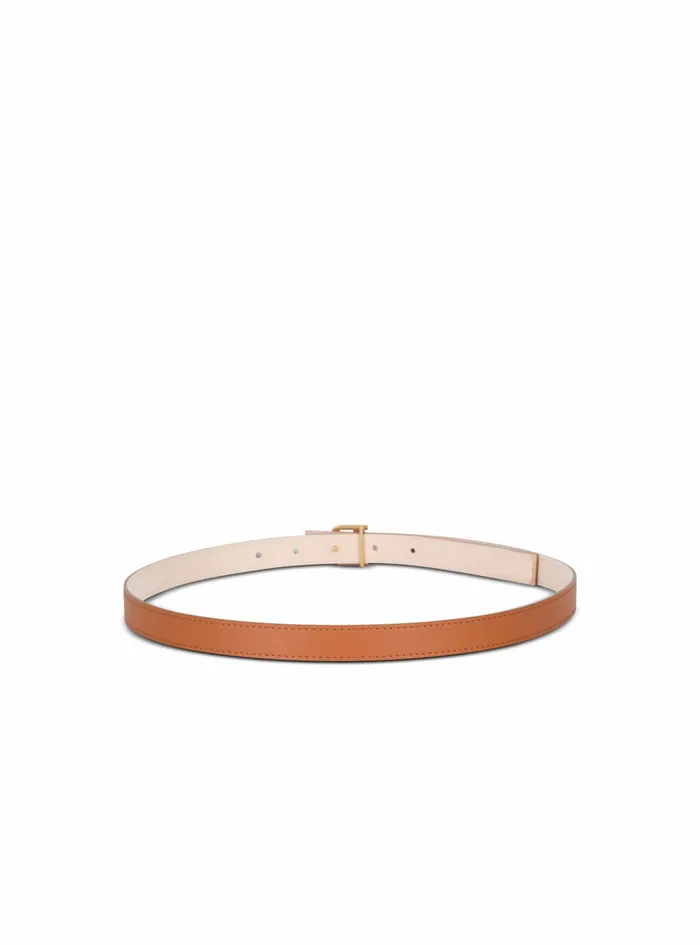 Balmain Belts Womens Leather BBelt Brown