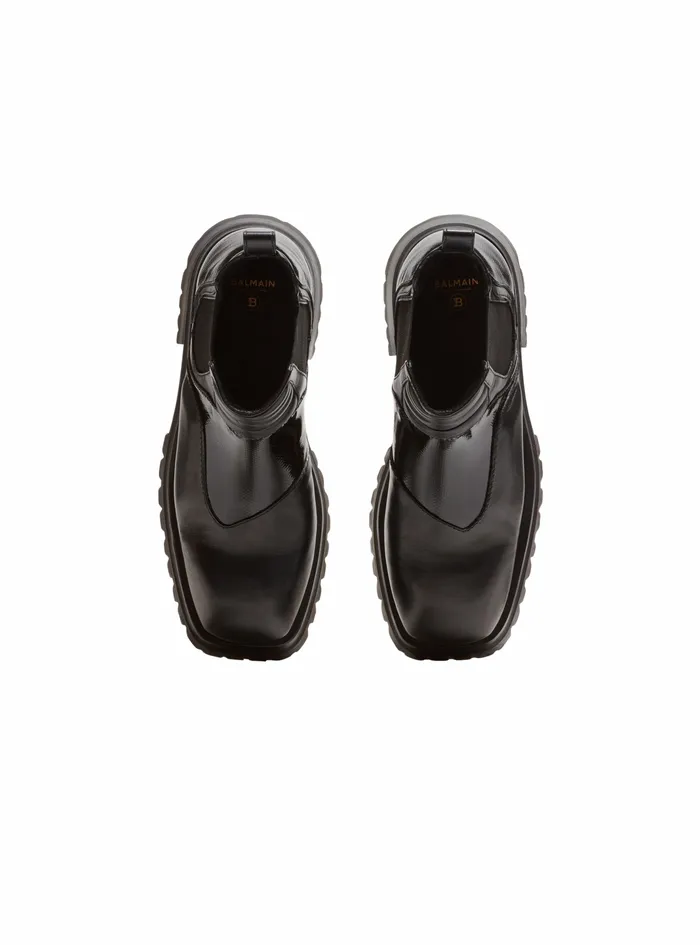 Balmain Boots And Rangers Mens Smooth Leather Army Phil Chelsea Boots Black Balmain Boots And Rangers Mens Smooth Leather Army Phil Chelsea Boots Black