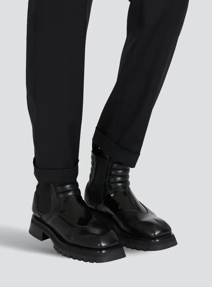 Balmain Boots And Rangers Mens Smooth Leather Army Phil Chelsea Boots Black Balmain Boots And Rangers Mens Smooth Leather Army Phil Chelsea Boots Black