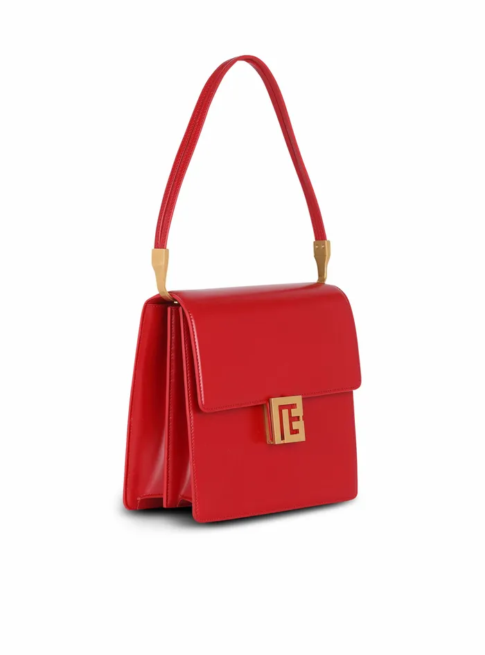 Balmain Ely Bags Womens Smooth Leather Ely Bag Red Balmain Ely Bags Womens Smooth Leather Ely Bag Red