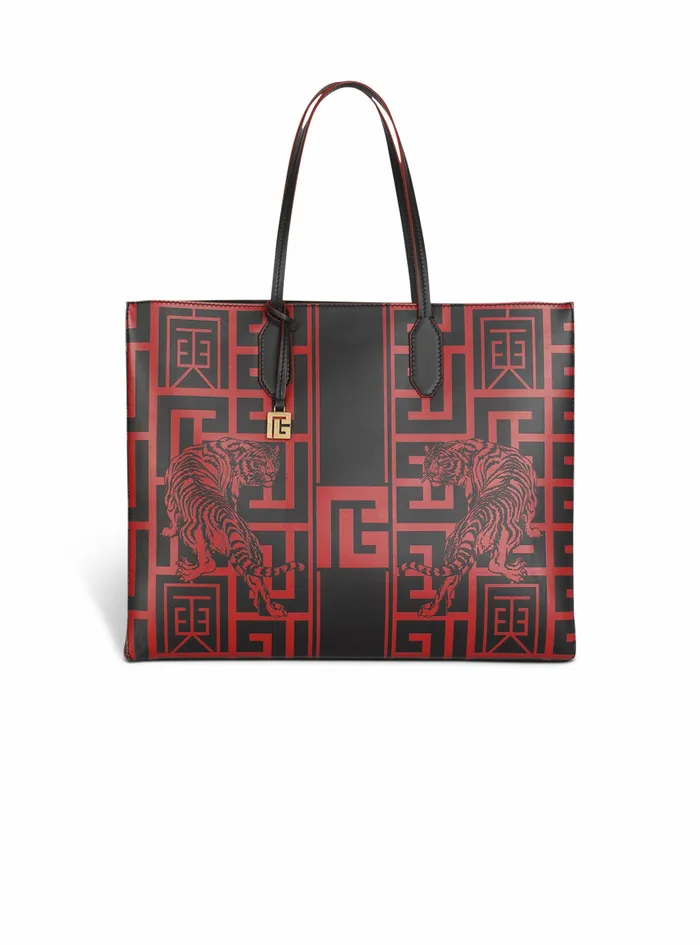 Balmain Folded Shopping Bags Womens LargeSized Bicolorchinese New Year Balmain Bag Red Balmain Folded Shopping Bags Womens LargeSized Bicolorchinese New Year Balmain Bag Red