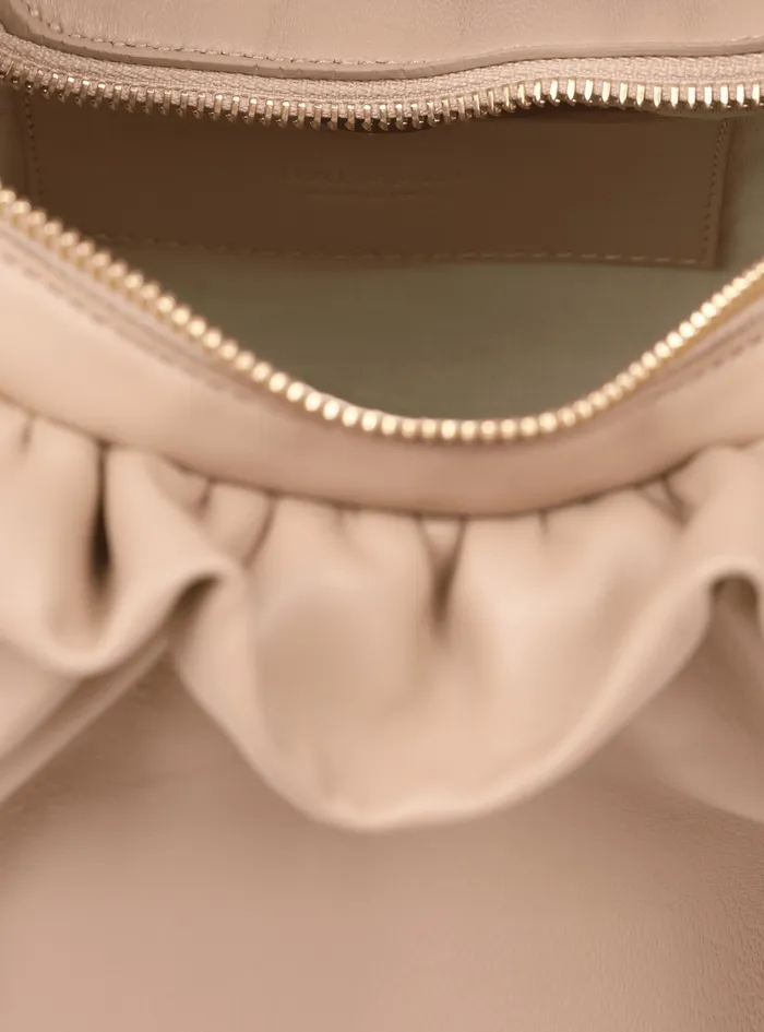 Balmain Handbags Womens Leather Parachute Bag Beige Balmain Handbags Womens Leather Parachute Bag Beige