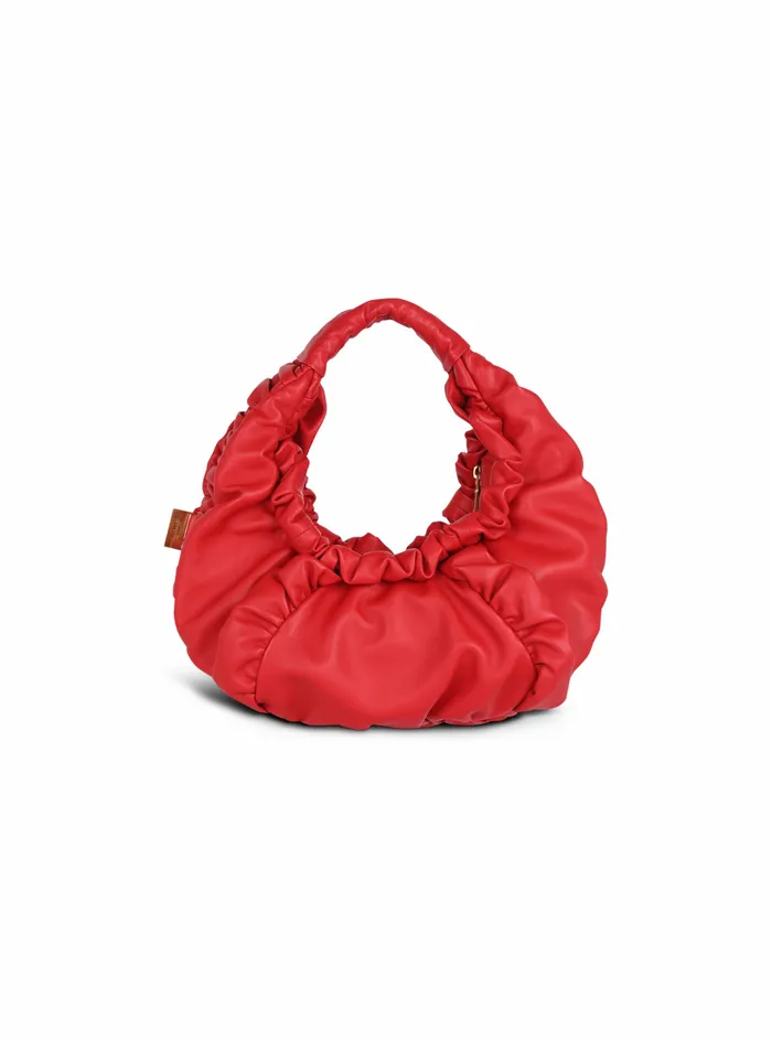 Balmain Handbags Womens Leather Parachute Bag Red Balmain Handbags Womens Leather Parachute Bag Red
